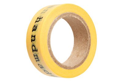 Washi-Tape Handmade with Love Gelb