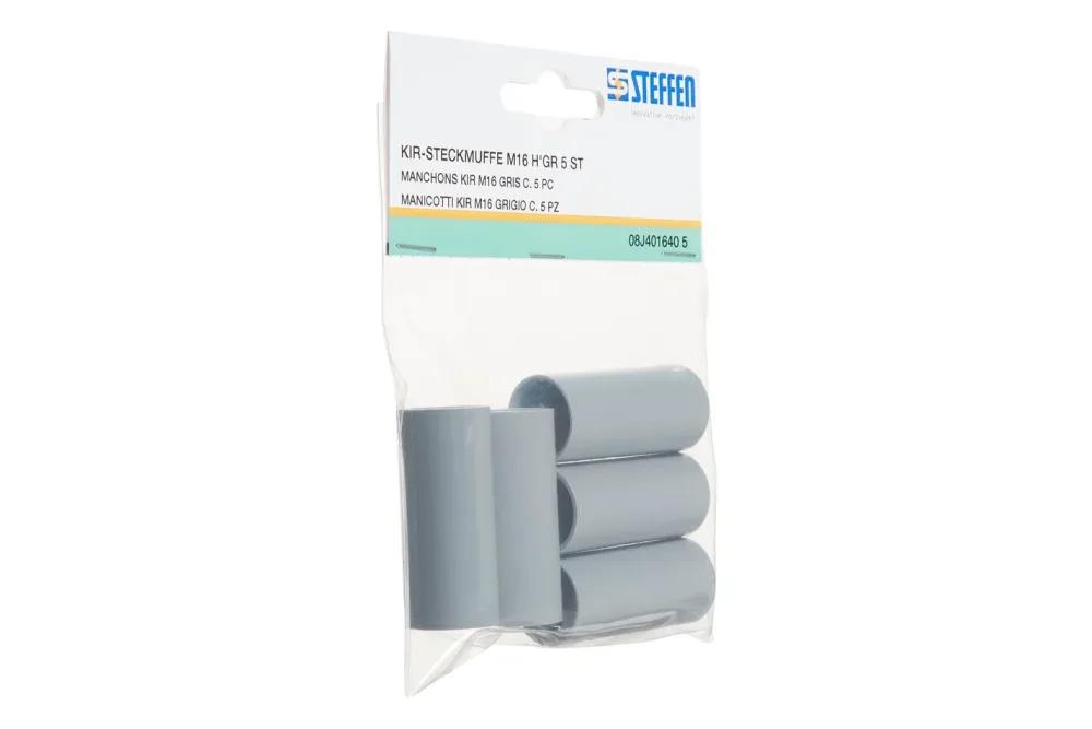KIR Steckmuffe | 43 × 18 mm | 5 Stück