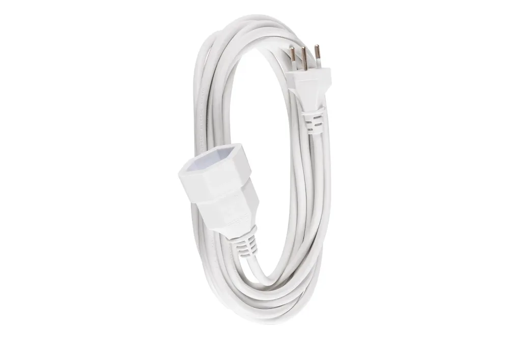 S-Electro - Verlängerungskabel, Verlängerungskabel 5m, 5m, Weiss