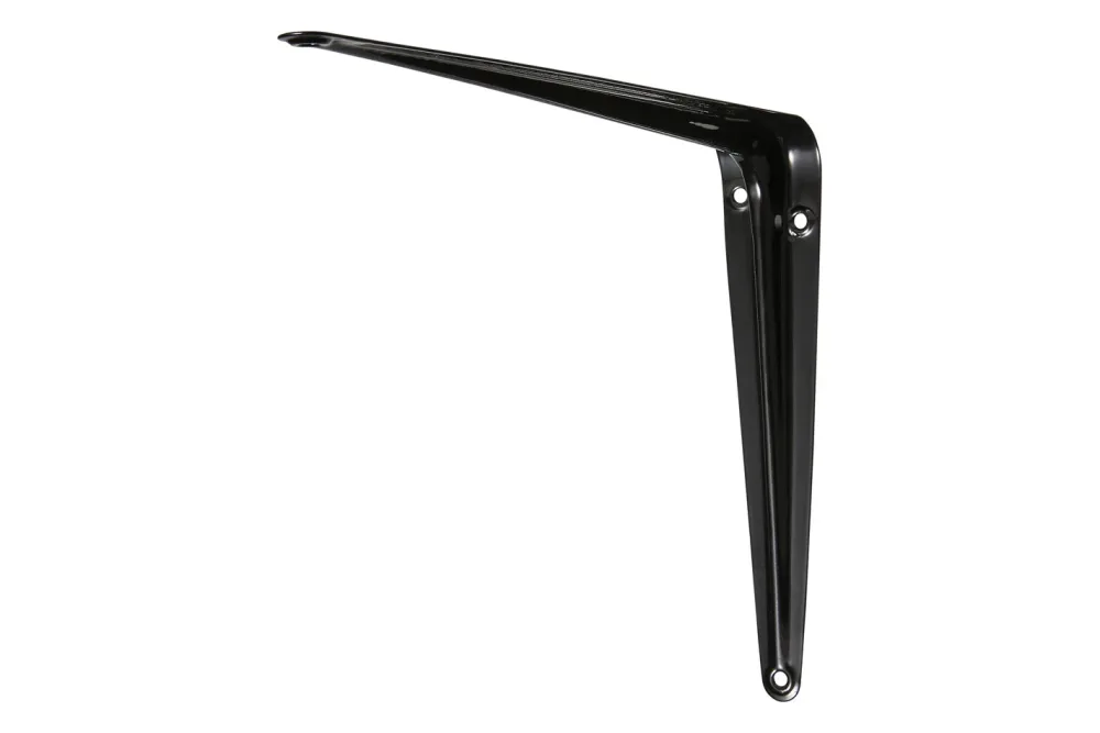 Blechkonsole Schwarz | 25 × 4 cm | 35 kg