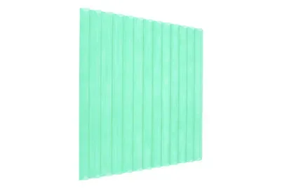 Wellplatte Polyester Grün | 100 × 100 cm