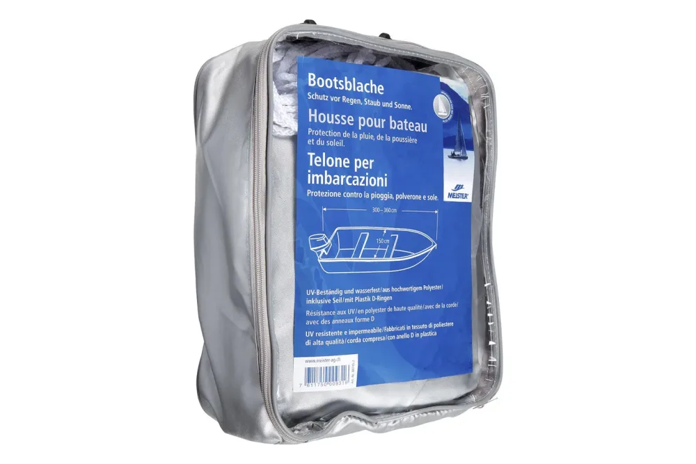 Meister + Co Bootsblache Silber | 1.5 × 3.6 m