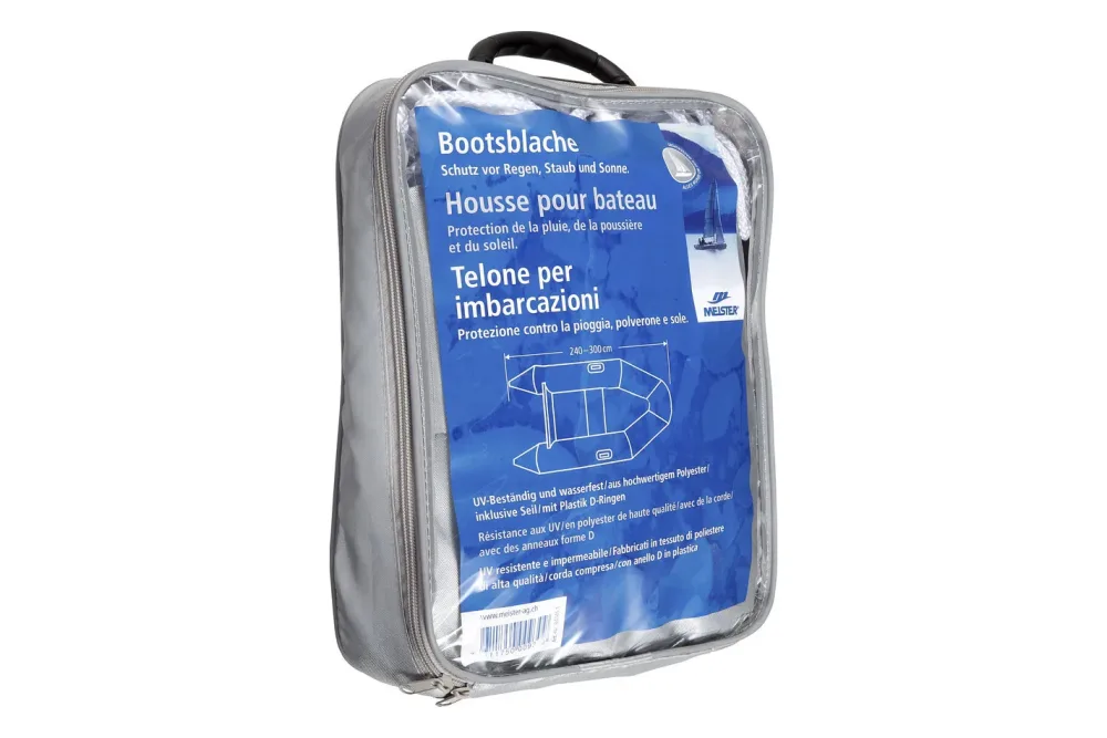 Meister + Co Bootsblache Silber | 1.5 × 3 m