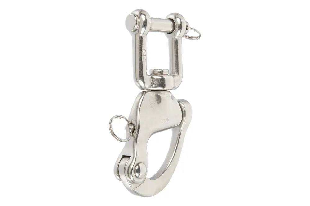 Meister + Co Karabiner mit Wirbelschäkel | 13 cm