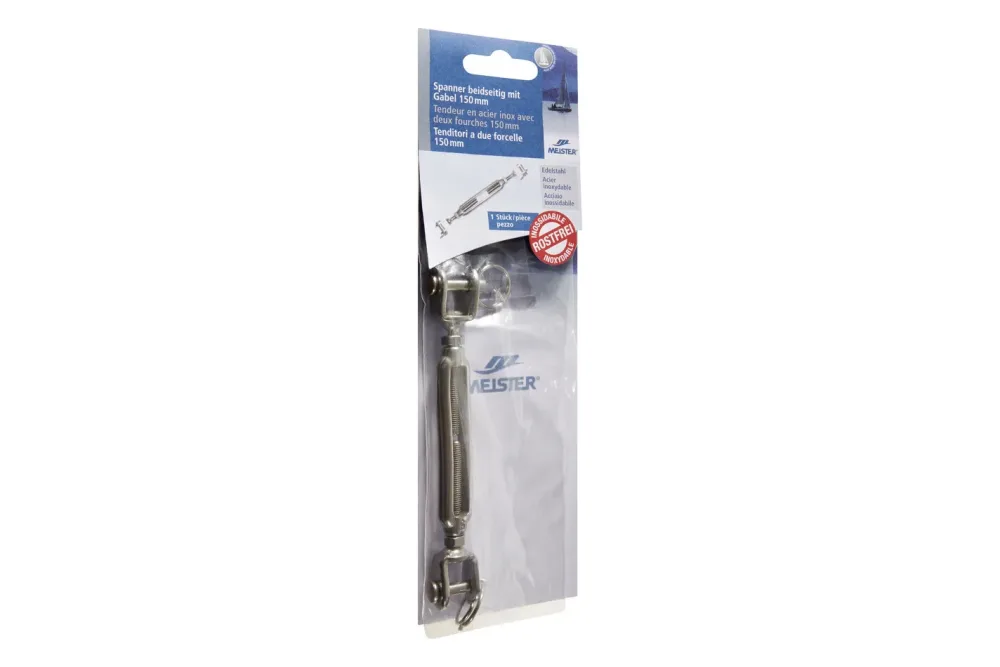 Meister + Co Beidseitiger Spanner mit Gabel | 15 cm