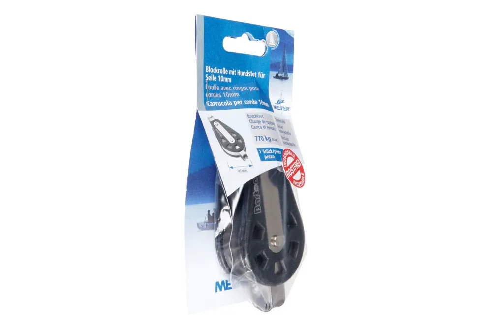 Meister + Co Blockrolle mit Hundsfott | 4.5 cm