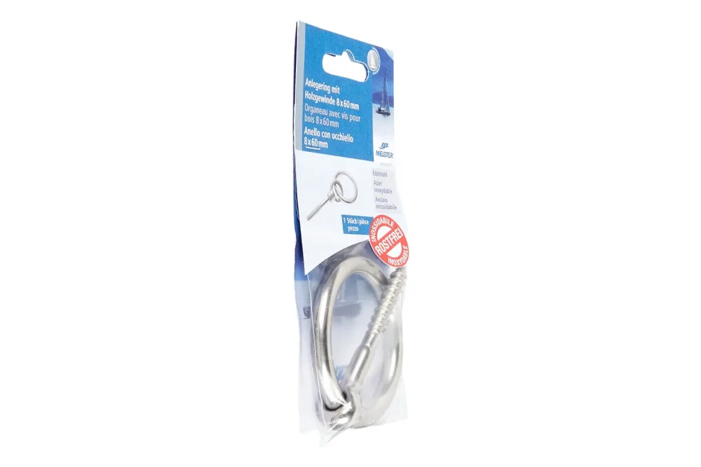 Meister + Co Anlegering mit Holzgewinde | ⌀ 6.5 × 6 cm