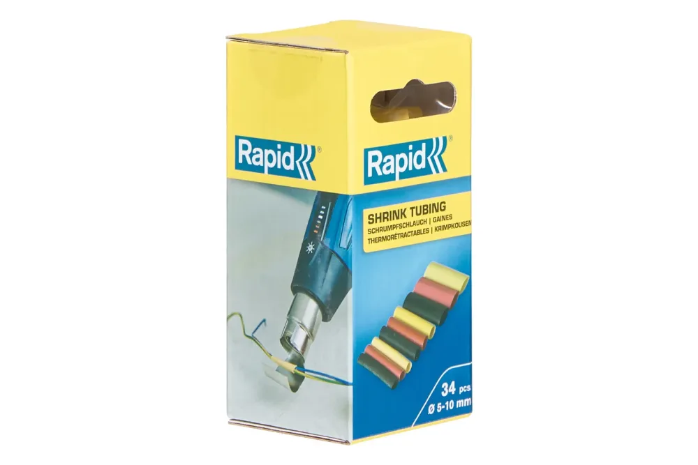 Rapid Schrumpfschlauch-Set | ⌀ 5–10 mm | 34 Stück