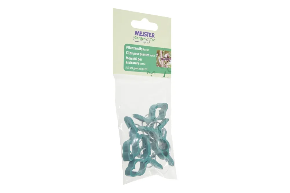 Pflanzen-Clips Grün | 3 × 4.5 cm | 5 Stück