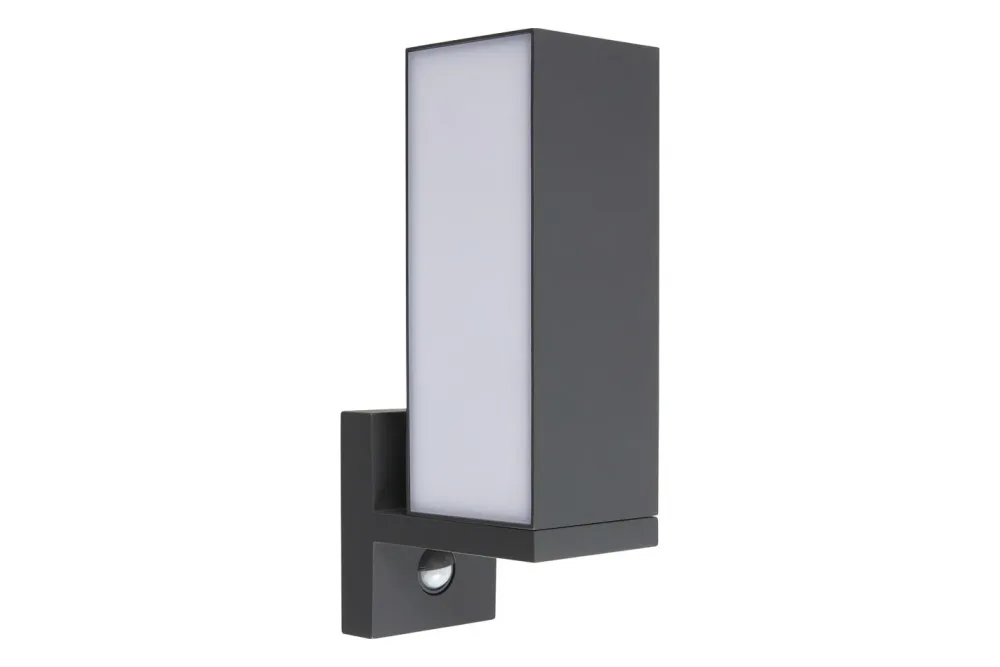 Aussenwandlampe Cuba LED Sensor Anthrazit | 13 W
