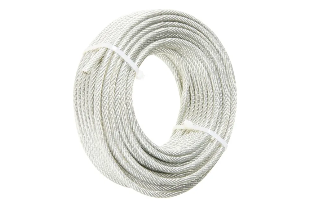 Meister + Co Stahldrahtseil mit PVC-Mantel | ⌀ 3 mm | 105 kg