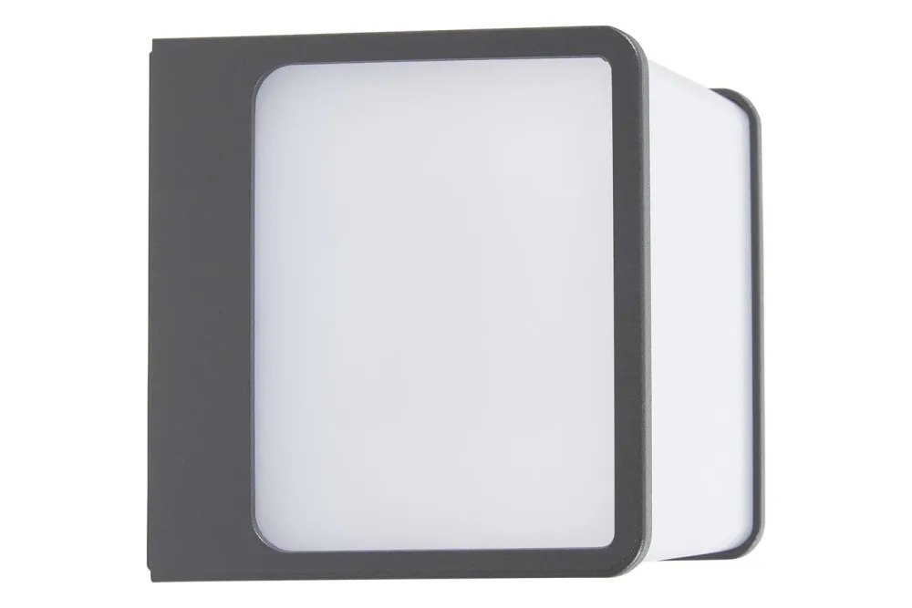 Lutec LED-Aussenwandlampe Telin Schwarz-Gelb | 15 W