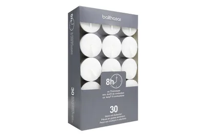 Balthasar - Teelichter-Set, 38X24MM, Weiss