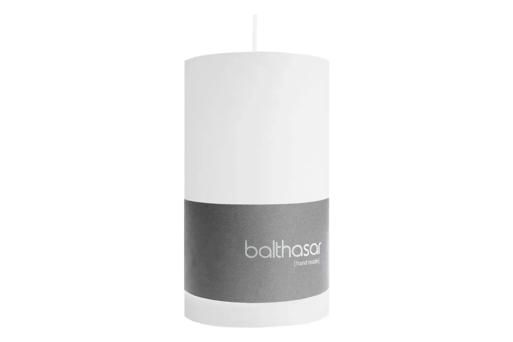 Balthasar - Zylinderkerze, 60X100MM, Weiss