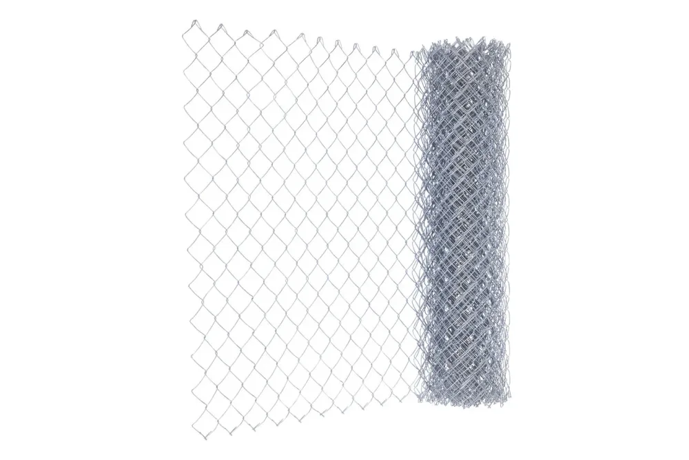 Diagonalgeflechtzaun Verzinkt | 10 × 1 m