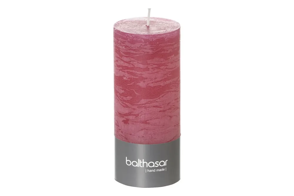 Balthasar - Kerze, 60X140MM, Himbeere