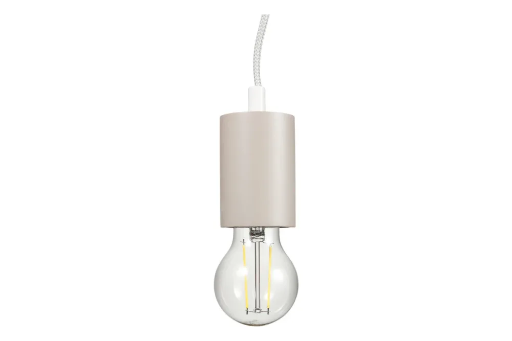 Star Trading Lampenaufhängung E27 Slim Beige | 8 × 4.5 × 350 cm | 40 W