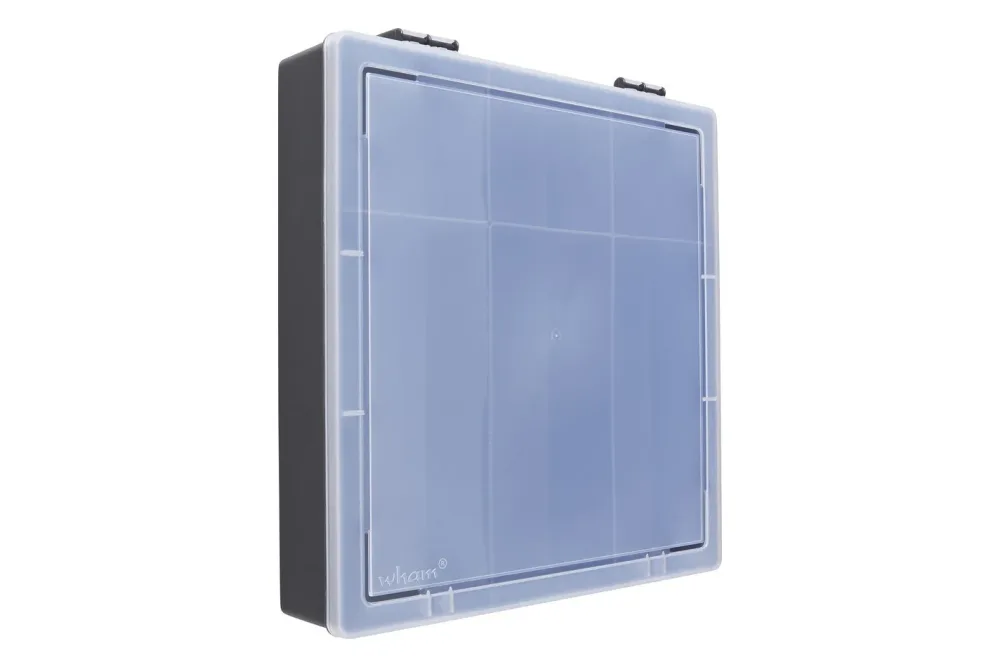 Organiserbox mit Klappdeckel | 6 × 29 × 30 cm