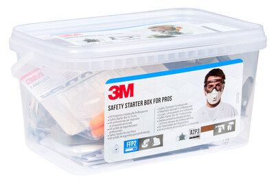 3M Safety Box | Halbmaske 6200 | Gasfilter A2 | Partikelfilter P2R