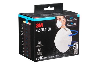 3M Partikelmaske Ffp2 | ohne Ventil | 8810-3 | 3 Stk