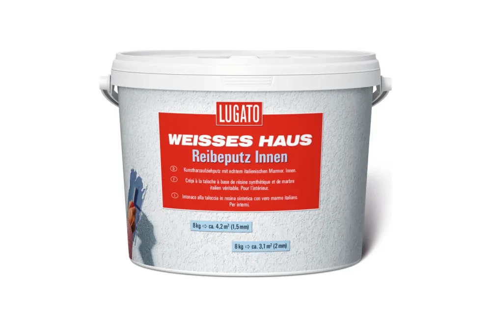 Lugato Innen-Reibeputz Weiss | 8 kg