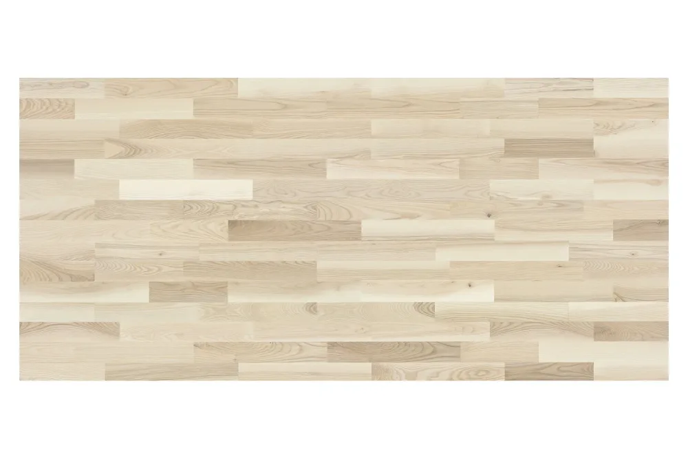 Muster Mood Parkett 3- Stab Esche Weiss