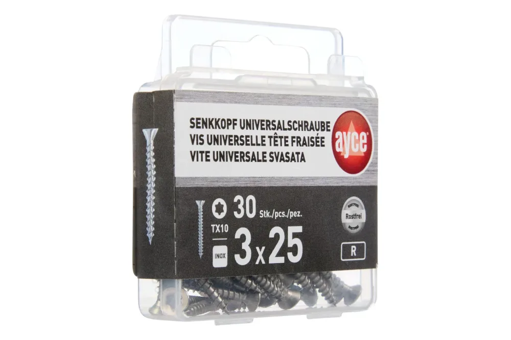 SK Universalholzschraube Inox | 3 × 25 mm