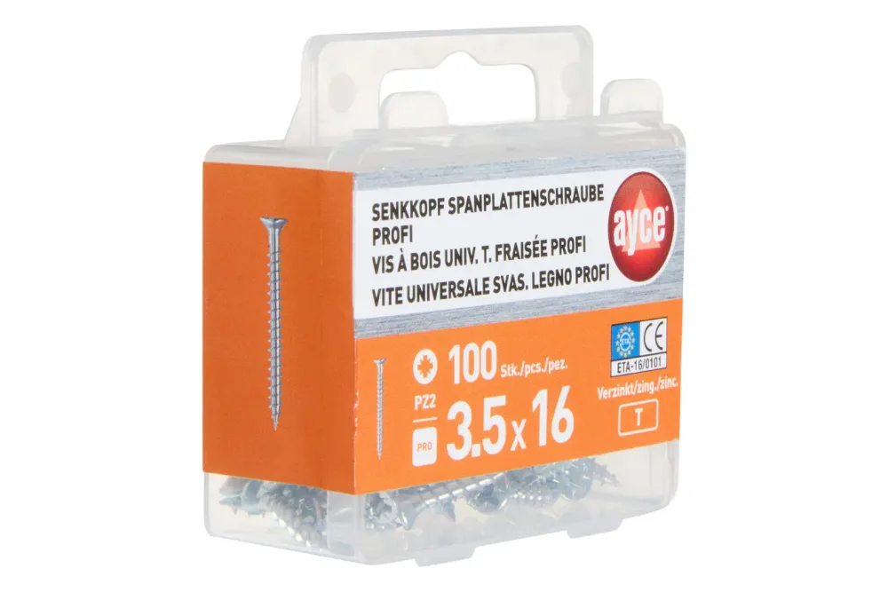 Ayce Senkkopf-Spannplattenschraube | PZ1 × 16 mm