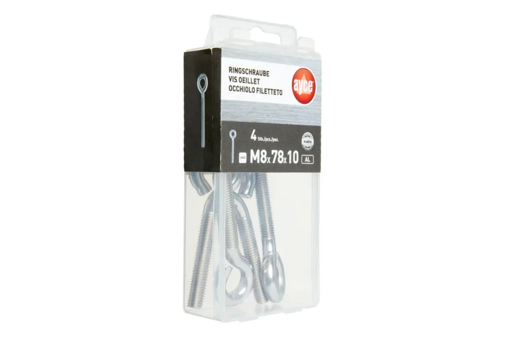 Ringschraube Metrisch Rostfrei | M8 | 78 mm