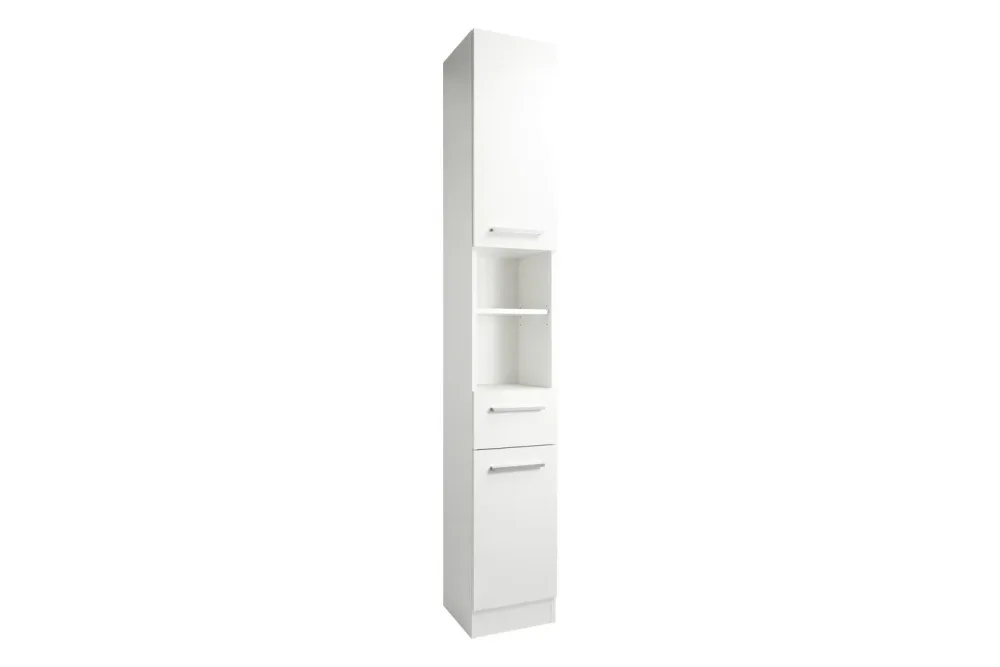 Mood Hochschrank Trier Weiss | 196 × 30 × 33 cm
