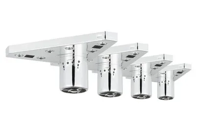Fuss-Set Silber | 10 cm 2 Stück