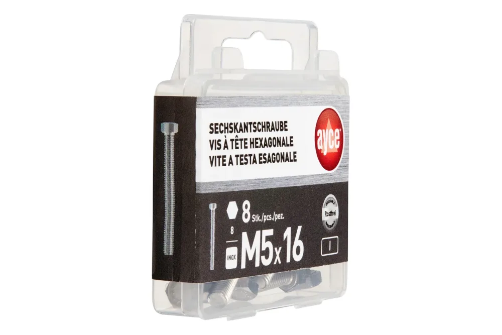 Sechskant-Schraube M5 Rostfrei