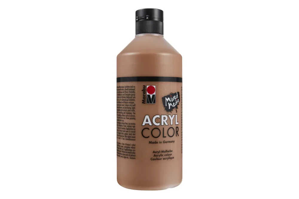 Marabu Acrylfarbe Mittelbraun | 500 ml