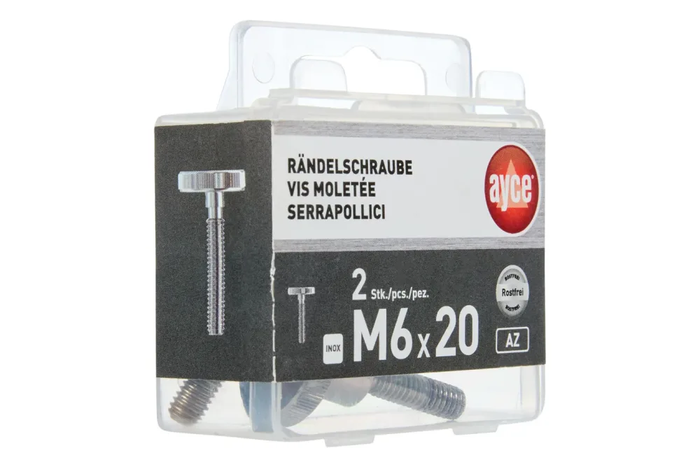 Rändelschraube Inox | M20