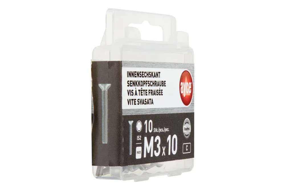 Senkkopf-Schraube HEX Inox | M10