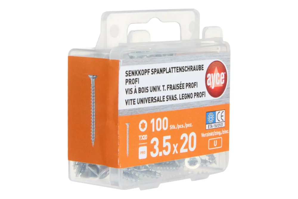 Ayce Senkkopf-Spannplattenschraube | 20 mm