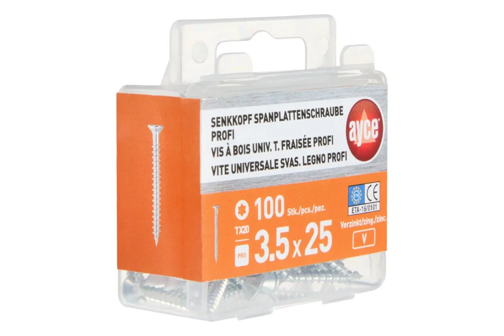 Ayce Senkkopf-Spannplattenschraube | T25 × 25 mm