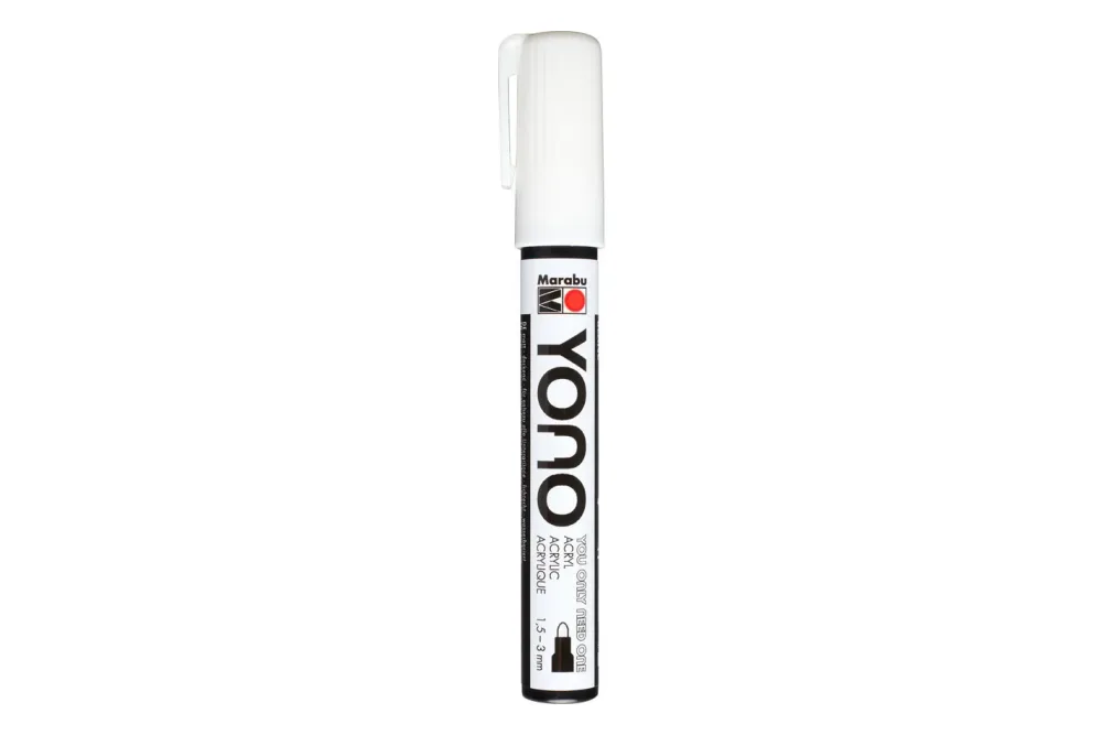 Marabu Acrylmarker Yono Weiss | 14.2 × 2 cm