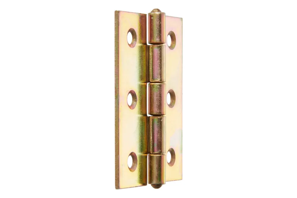 Ayce Scharnier Halbrund Gelb Verzinkt | 6 × 5 cm