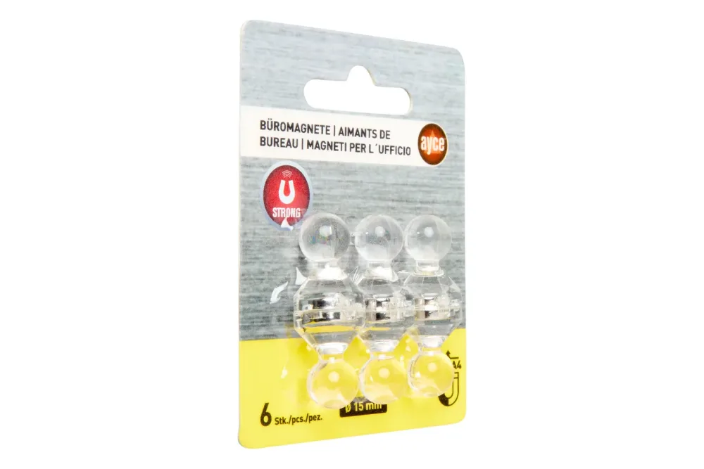 Ayce Büromagnete Stark | ⌀ 1.5 cm | 6 Stück