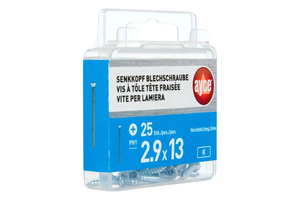 Ayce Senkkopf-Blechschraube | PH1 × 13 mm