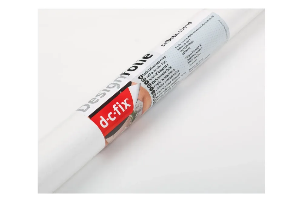d-c-fix Selbstklebefolie Uni Lack Weiss | 90 x 210 cm