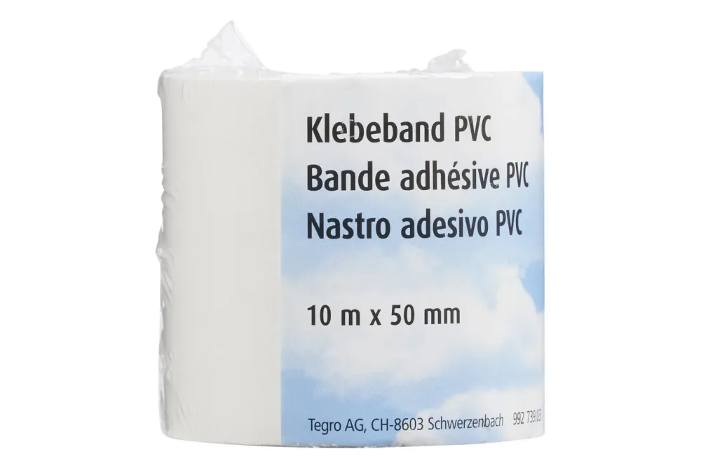 PVC-Klebeband Weiss | 50 mm × 10 m