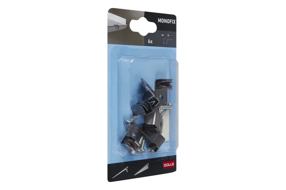 Monofix Einseitige Halterung | 18 × 146 × 85 mm | 12 Stück