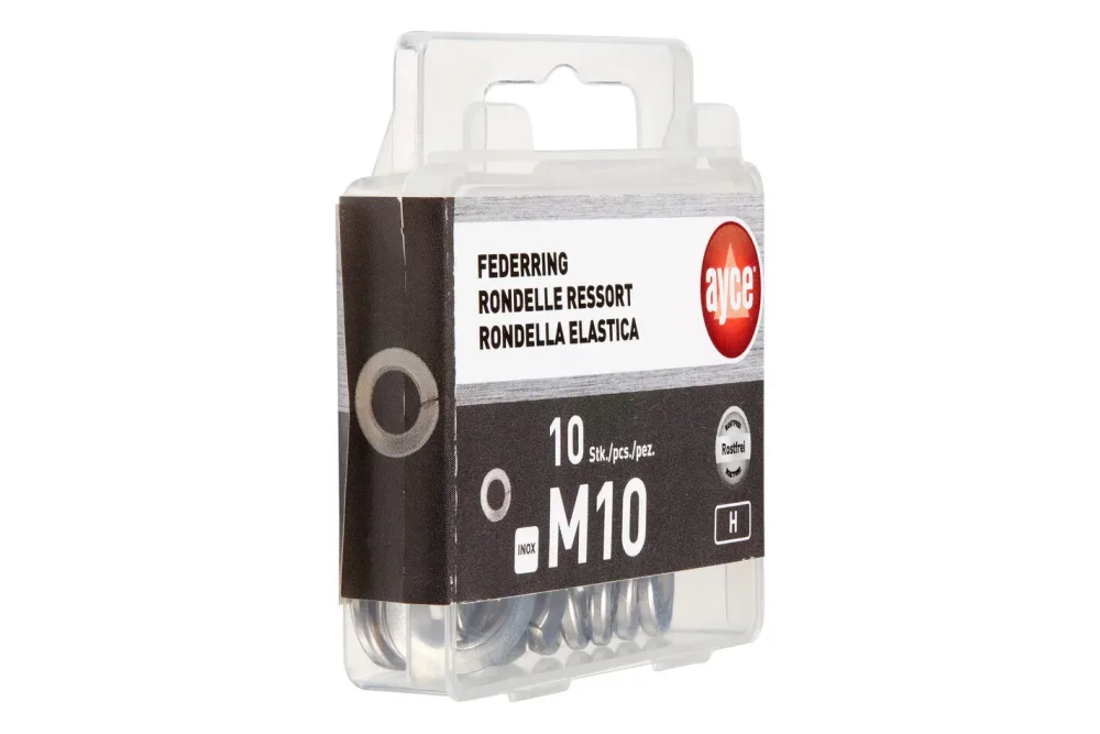Rostfreie Federringe | M10 | 20 Stück