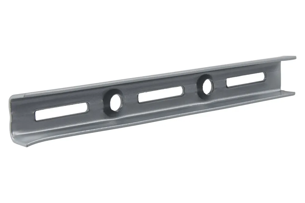 Wandschiene 1-Reihig Grau | 12 × 145 × 17 cm | max. 55 kg