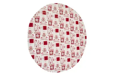 Tischdecke Milano Edelweiss rund160cm