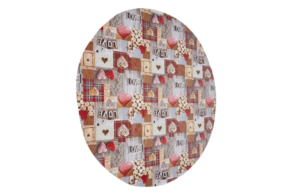 Mood Tischtuch Milano Herz rund 160cm
