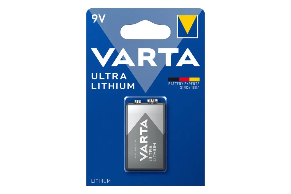 Varta LITHIUM 9V Bli 1 9 V Block-Batterie Lithium 1200 mAh 9 V 1 St.