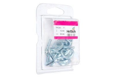 Hettich Sturmhaken mit Öse | 16 mm | 4 Stück